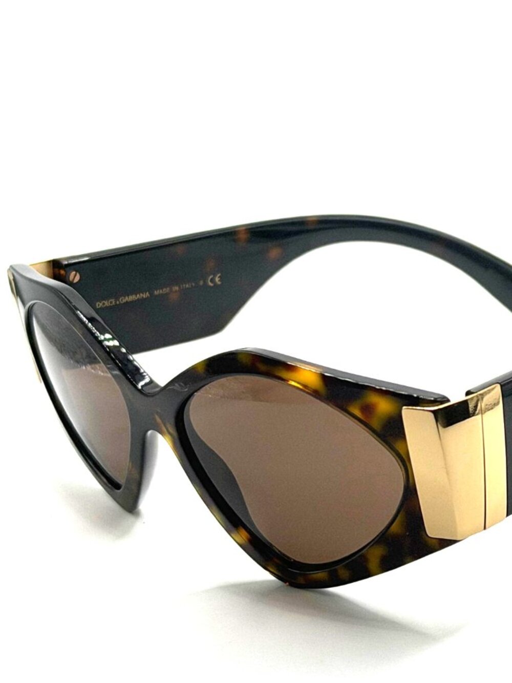 DOLCE GABBANA DG4396 502/73 HAVANA/DARK BROWN WOMEN SUNGLASSES 55MM